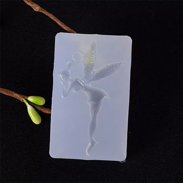 Lovely Fairy Shape Mold DIY Decoration Mobile Phone Tools Jewelry Silicone L`L a 2