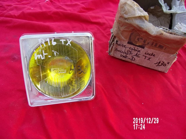 Phare Avant Droit Cibie 187 Pour Renault R16 TX - Occasion En Bon état, Référence A273