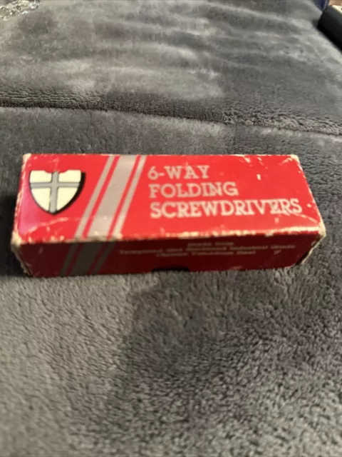 6-Way Folding Screwdrivers With Original Box!!!!!!!!