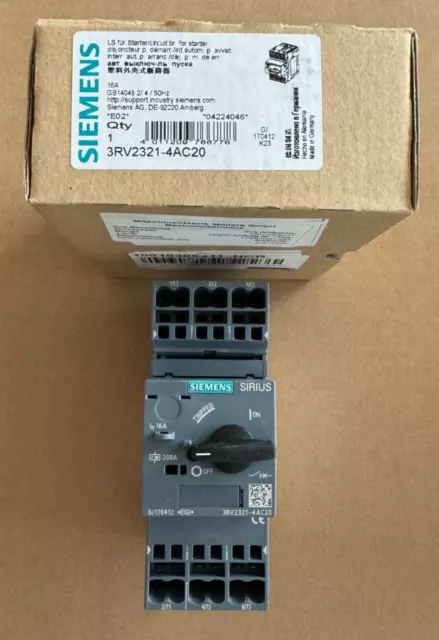 Siemens Leistungsschalter 3RV2321-4AC20 3069/24