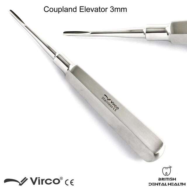 Dentaire Dent Racine Elévateurs Coupland Ciseaux Chirurgical Taille 3mm