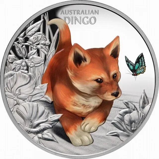 2024 Baby Dingo Niue $1 1oz Silver Proof Coin