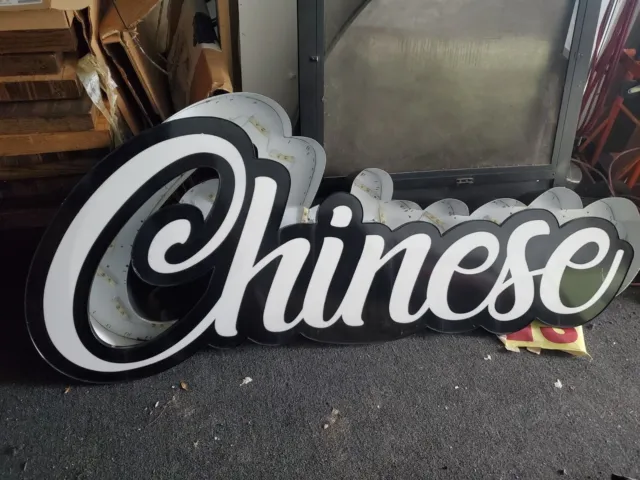 chinese restaurant commercial sign outdoor indoor 6 feet