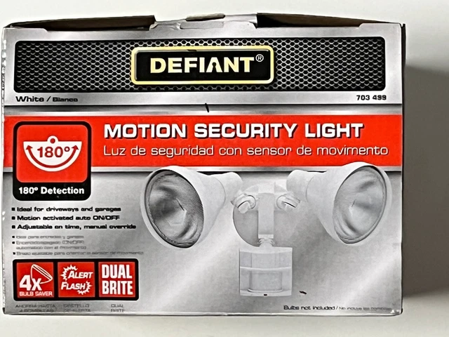 Defiant 110 motion security light manual cheap