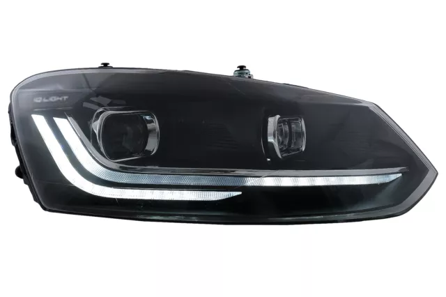 Phares LED pour VW Polo Mk5 6R 6C 2010-2017 Clignotant Dynamique 2