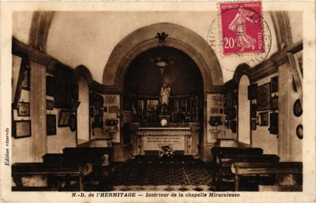 CPA AK N - D. de l'HERMITAGE - Intérieur de la chapelle Miraculeuse (579008)