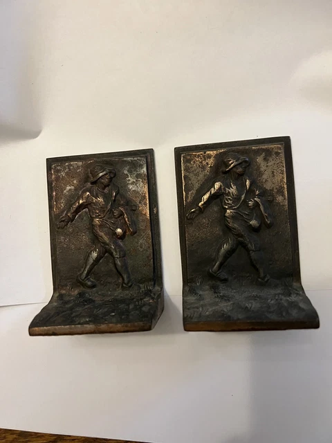 The Sower, Bronze? Book ends