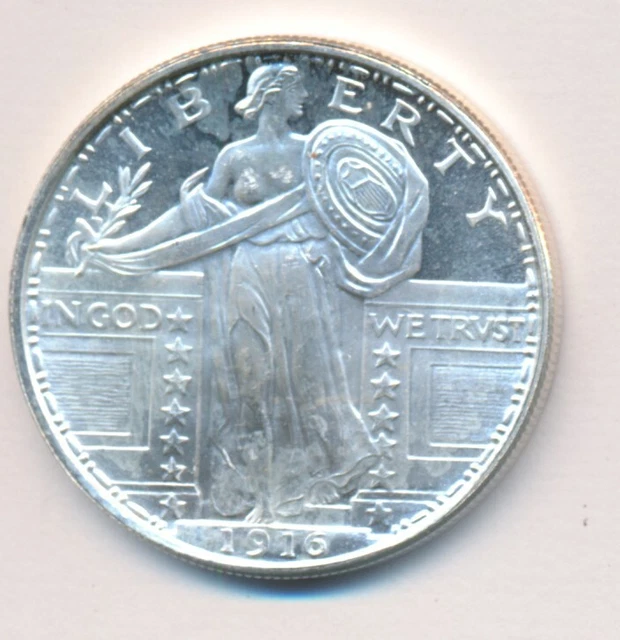 Standing Liberty G.s.m. Golden State Mint Gsm  1 One Ounce 999 Silver Round