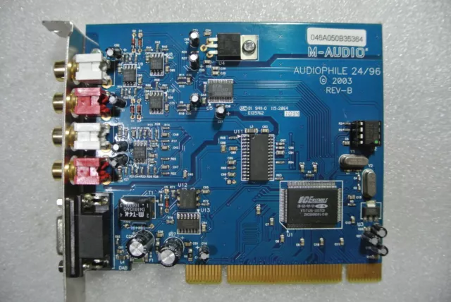 Tarjeta De Sonido Pci M Audiophile 24/96 4 Entradas/4 Salidas