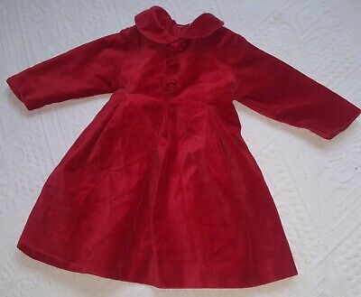 NEW Jacadi JACADI ROBE BÉBÉ FILLE IMPRIMÉ LIBERTY WILTSHIRE AVEC COL VOLANT 18M 