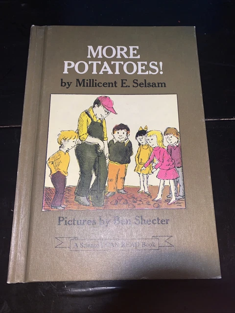 Vintage Collectible Book More Potatoes Selsam 1972 Child Learns Farm Plant Seed