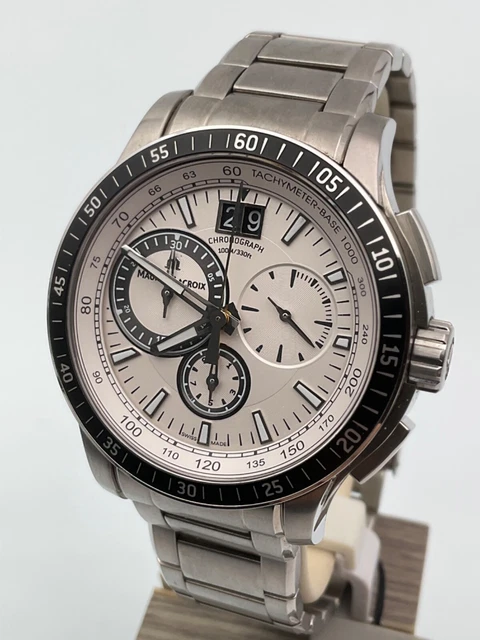 MAURICE LACROIX MIROS Collection Mi1098-Ss042-131 Quartz New! In