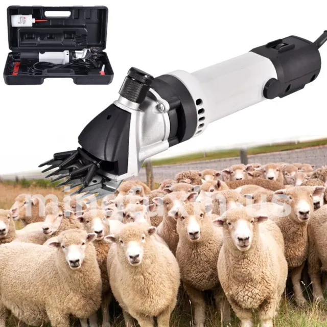 450W Heavy Duty Electric Sheep Shears Professional Electric Goats Shearing 110V