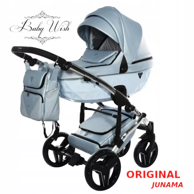 JUNAMA S-CLASS V2 VERSION BABY PRAM EXCLUSIVE  BUGGY  2in1 CARRYCOT + PUSHCHAIR