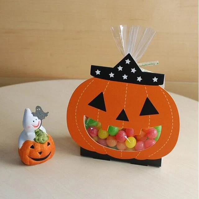50 un. bolsas de trucos bolsas de dulces de Halloween bolsa de regalo bolsas de papel dulces