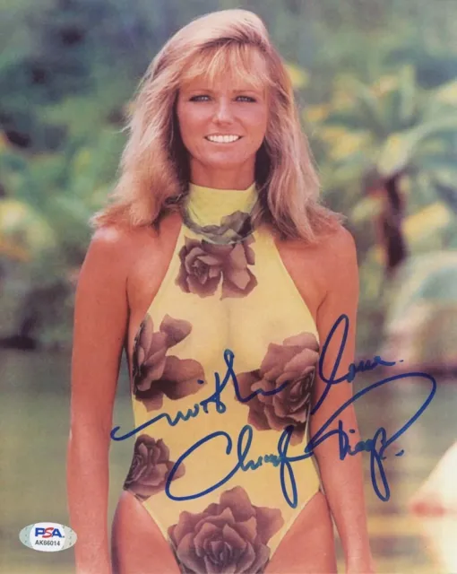 Cheryl Tiegs Autographed Signed 8x10 Photo Certified Authentic PSA/DNA COA