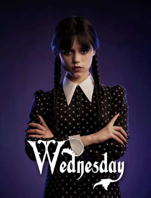 WEDNESDAY ADDAMS POSTER, Addams Family, Jenna Ortega, Nevermore Academy ...