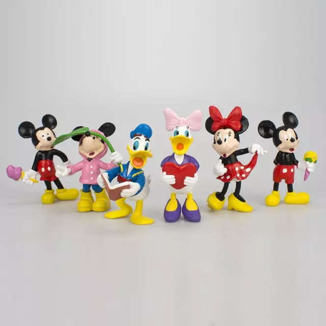 mickey minnie mouse cake Toppers Figures toys Kids Birthday Decoration