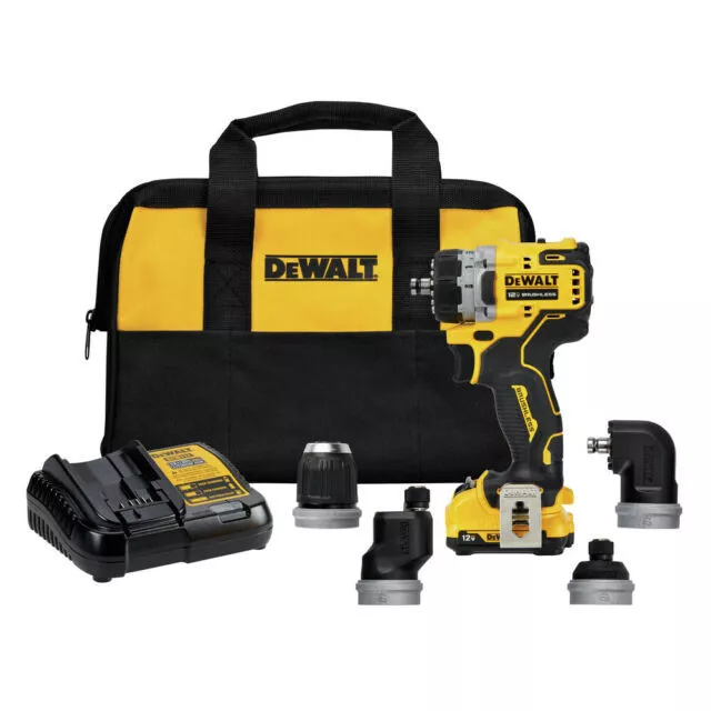 DEWALT DCD703F1XTREME 12V MAX Brushless Cordless 5-in-1 Drill/Driver Kit -...