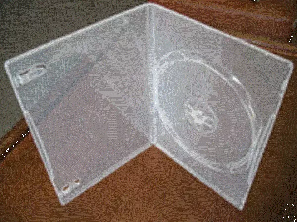 50 Slim 7Mm Super Clear Single Dvd Case Movie Box Psd17