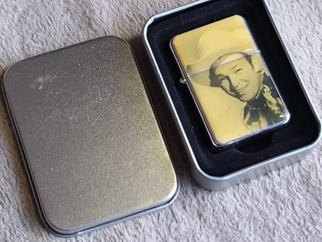 Roy Rogers Zippo Lighter Unused Vintage Western Cowboy Toy Collectible Rare