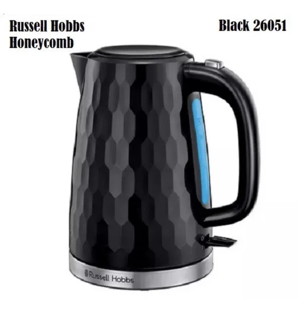 RUSSELL HOBBS 1.7L Kettle Limescale Filter 3KW Black 26051