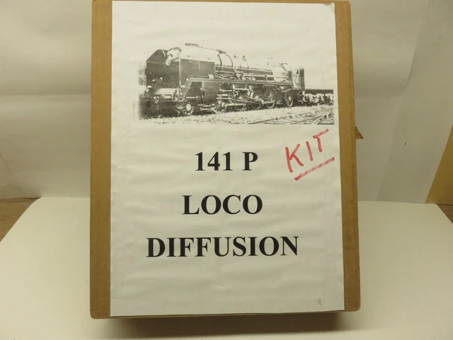 Loco Diffusion HO 241 P 25 SNCF Vapeur Verte Filets Rouges, Laiton, époque 3