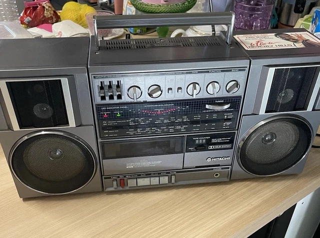 Hitachi TRK-9100E Vintage - Enregistreur Cassette Stéréo - NON TESTÉ - Pour Pièces