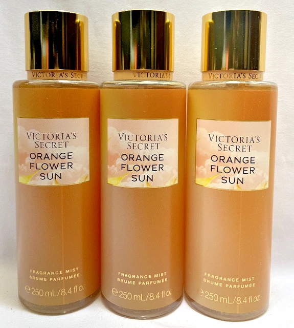 3 Niebla de fragancia Victoria's Secret flor naranja sol 8,4 fl oz