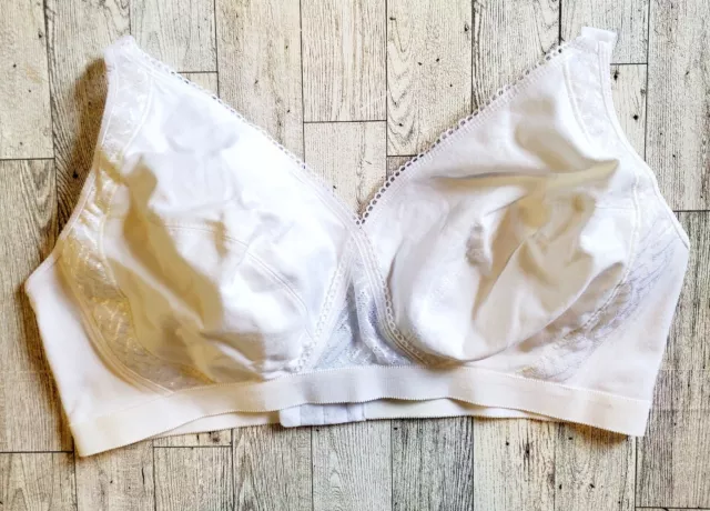 VINTAGE BRA CROSS Your Heart 38D Wireless Playtex #4175 White  No-Wire/Padding $21.99 - PicClick