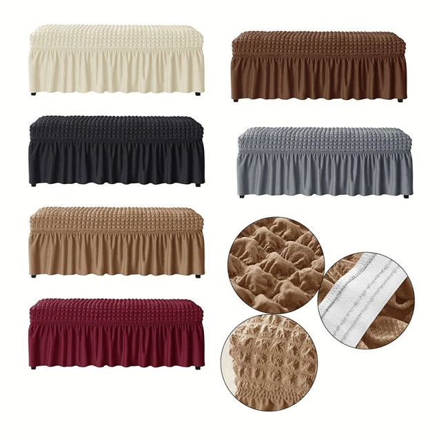Housse Banc Extérieur 162x69x89 Cm – Imperméable Oxford Avec Cordon, Protection Totale Anti-UV & Vent