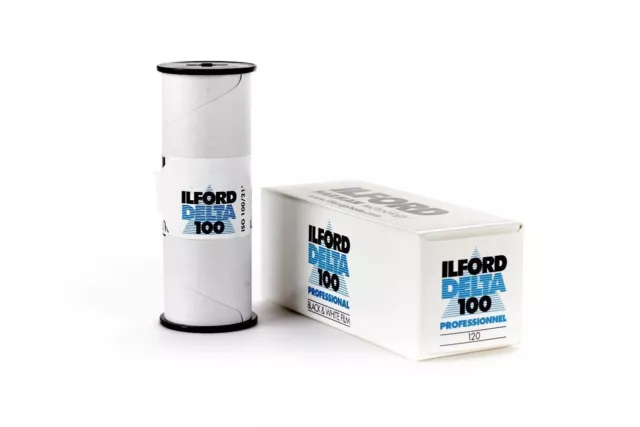 Ilford Delta 100 Iso 100 120 Roll Black & White Film (1743399) (3 Pack) 3
