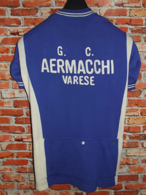 Eroica Maglia Shirt Maillot Bici Ciclismo Vintage 70'S Varese 50% Lana Ricamata