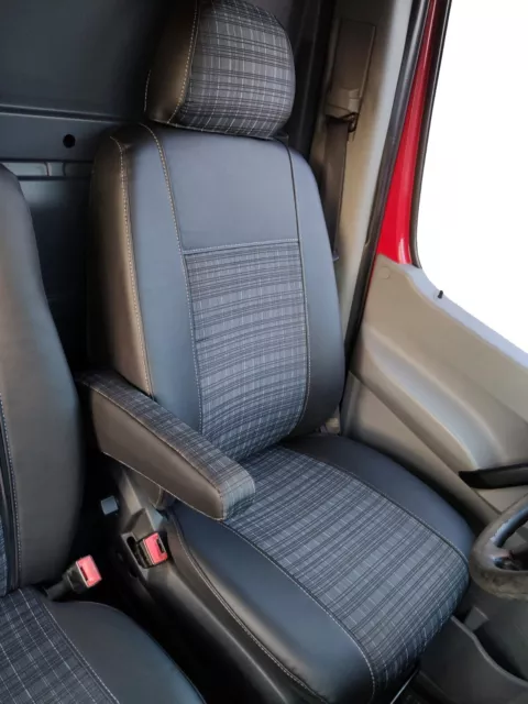 Autositzbezüge nach Maß Kunstleder - Jacquard passend für Mercedes e-Vito W447