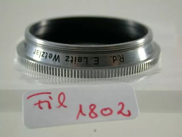 LEICA LEITZ Summitar Dunkel Rot Dark Red Filter Lens E36 36 36mm 1802/9