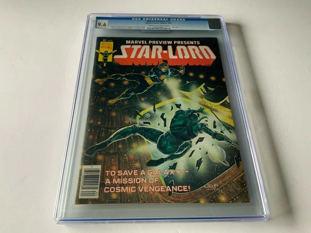 Marvel Preview 15 Cgc 9.6 Starlord Star Lord To Save A Galaxy Marvel Comic 1978