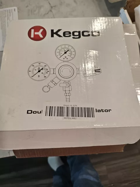 Kegco  Hl-62N Double Guage Regulator - Nitrogen