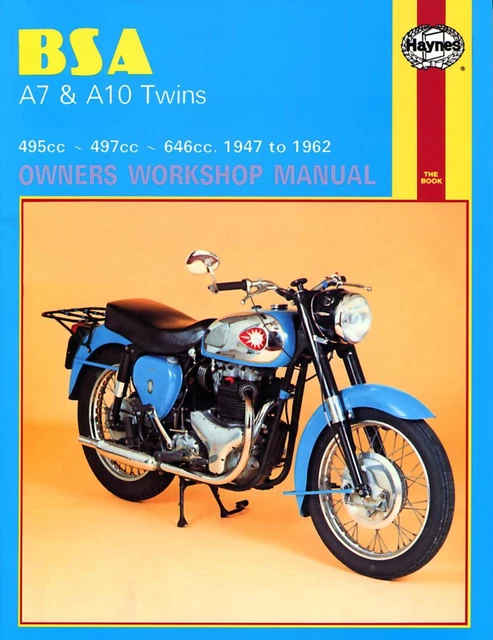 Manual Haynes for 1956 BSA Star Twin (497cc)