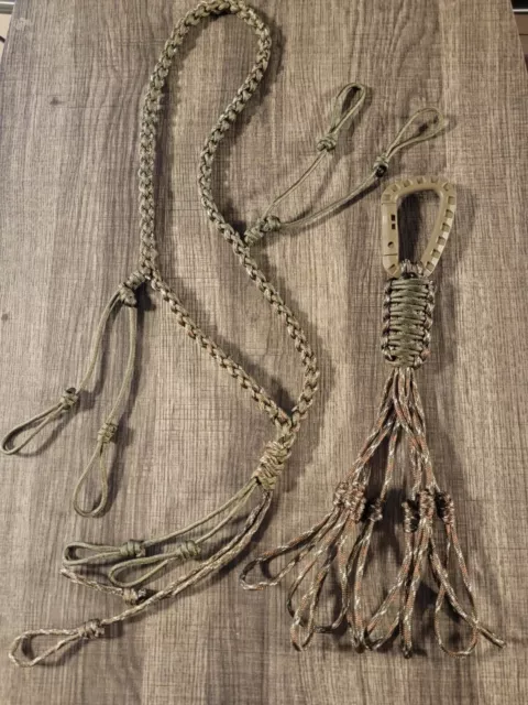 Custom Matching Duck Call Lanyard & Duck Tote Carrier Hunting Set 550 Paracord