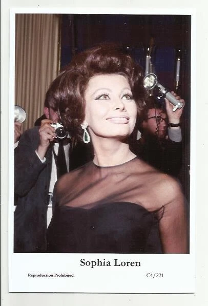 (Bx32) Sophia Loren Swiftsure Photo Postcard (C4/221) Filmstar Pin Up Glamour
