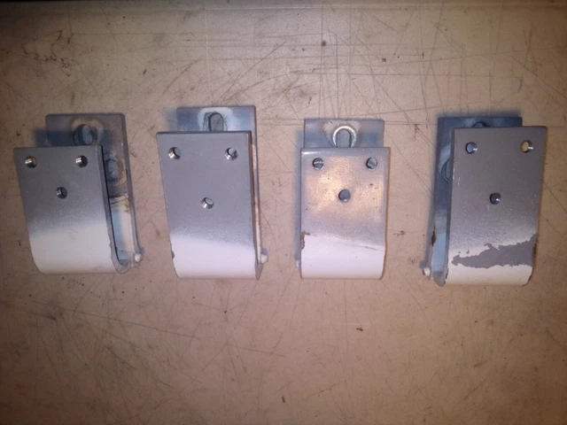 Barn Door Hinges Chevy Gmc Suburban 73-91 Oem White Rear Hinges 2