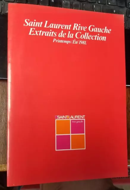 Yves Saint Laurent "Rive Gauche" Extraits De La Collection Printemps Ete 1981