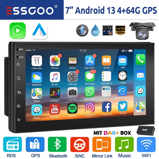 Eonon UA13 Plus 10.1 Android 13 2DIN Car Stereo Radio GPS Navigation CarPlay BT