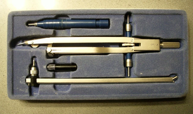 STAEDTLER VINTAGE MARS Technico Compass Set # 555 02 SK