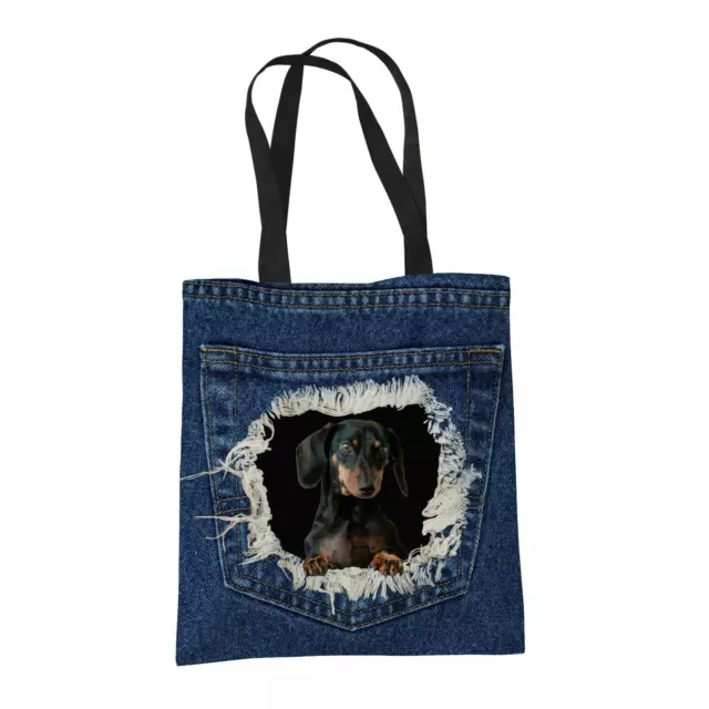 Dachshund Sausage Dog 2 Gifts for Dog Lovers Owners|Tote Bag with Dogs on