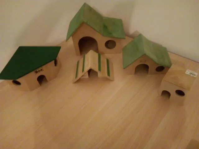 Nagerhaus aus Holz versch. Modelle,Rampe, Hamster,Ratte, Meerschweinchen