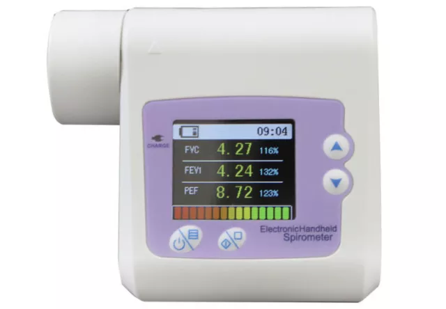 Contec SP10 Digital Elektronisch Spirometer Speicher Software Tragbar Brandneu