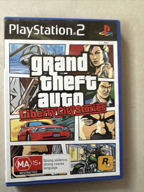 Grand Theft Auto Liberty City Stories PAL PlayStation 2 PS2 Map & Manual No Game