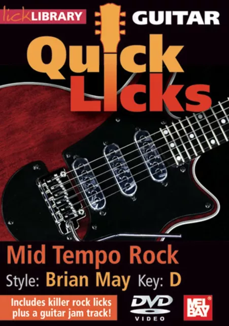 Lick Library: Quick Licks For Guitar Brian May Mid Tempo Rock (DVD), New, DVD, F