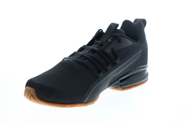 Puma Axelion NXT 19565606 Mens Black Canvas Athletic Running Shoes 4